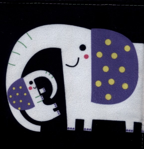 پایانه - پارچه ای  سیاه  و سفید